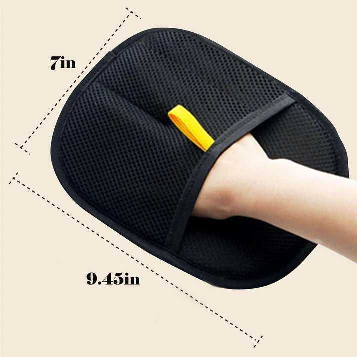 Pet Hair Remover Gloves – Electrostatic, Reusable Cat & Dog Hair Removal Tool for Sofa, Carpet & Furniture