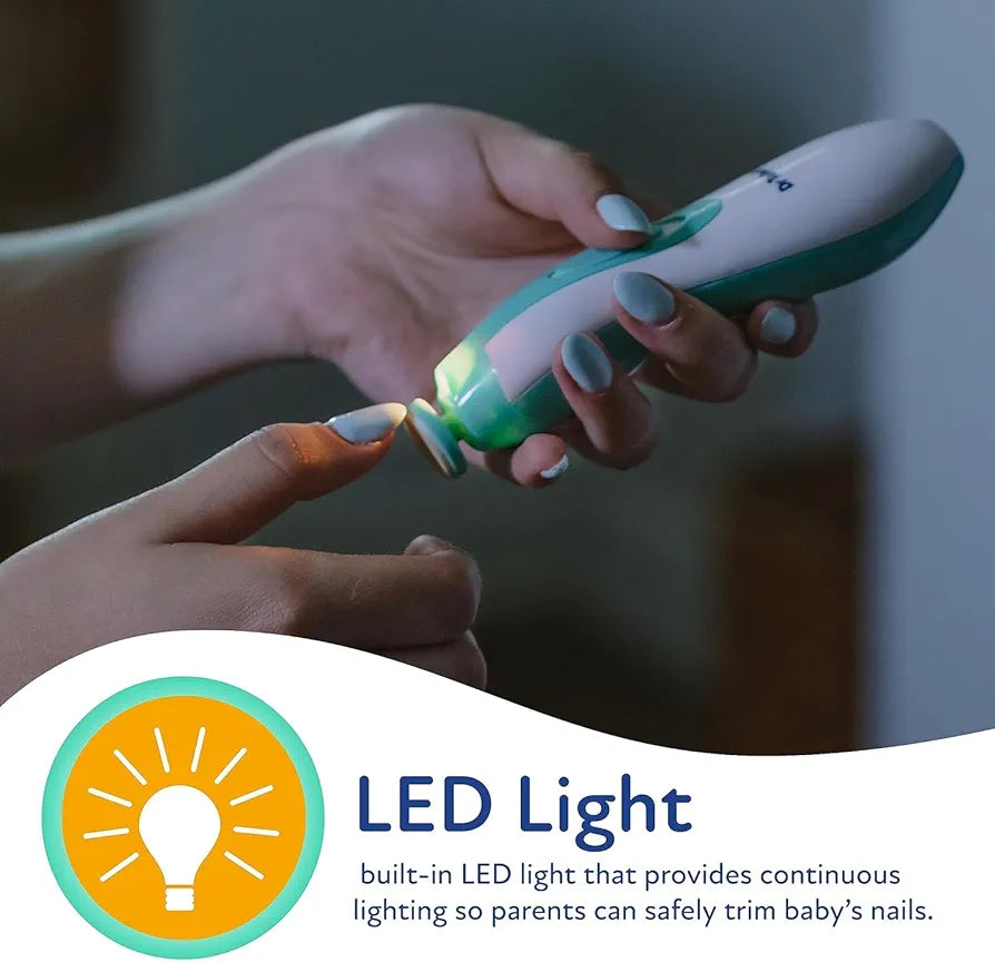 Baby Nail Trimmer – Safe, Silent & Gentle Nail Cutter for Newborns, Infants & Kids