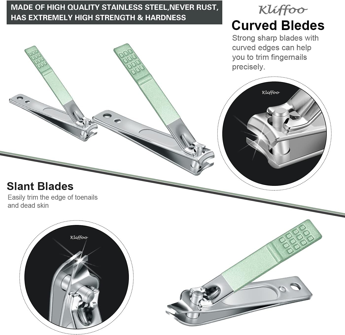 Multi-Color 16-in-1 Manicure Pedicure Set with Acne Remover Tools