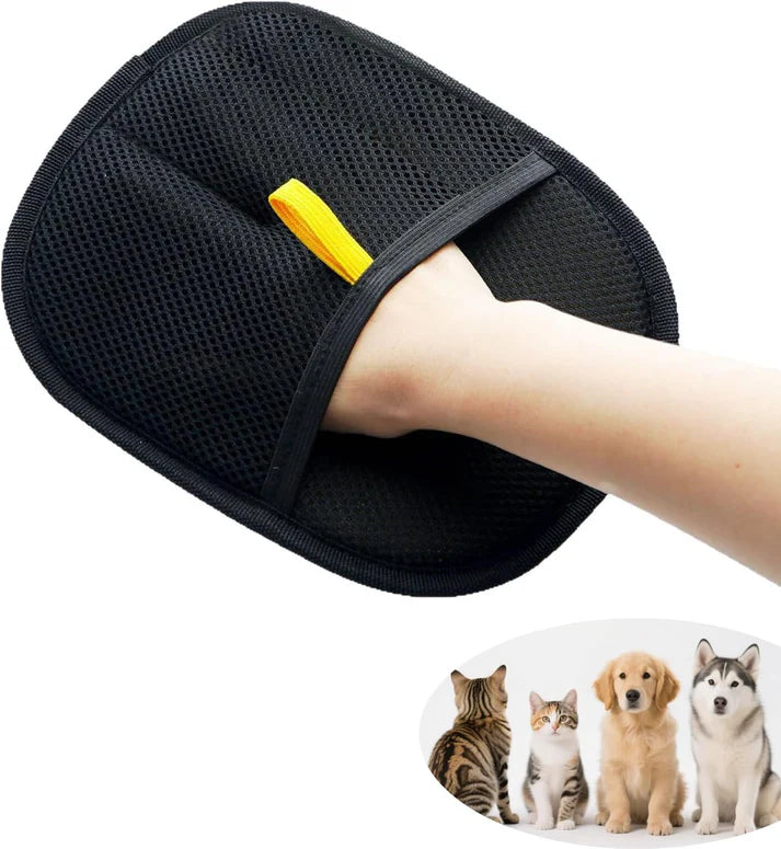 Pet Hair Remover Gloves – Electrostatic, Reusable Cat & Dog Hair Removal Tool for Sofa, Carpet & Furniture
